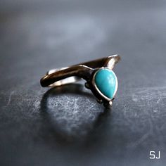 "This fine sterling silver ring features natural turquoise. Adjustable ring band allows you to wear it on any finger or stack with others. 100% Solid 925 sterling silver Authentic turquoise from Arizona, US Handcrafted Size: adjustable band, fits all sizes * By Sowell Jewelry. Stamped with \"925\" and \"SJ\" Official site: www.sowelljewelry.com SUBSTANTIAL PACKAGING: To ensure our packaging is as eco-friendly as possible, we only use recyclable materials such as paper and cardboard." Unique Adjustable Turquoise Promise Ring, Adjustable Turquoise Toe Ring, Adjustable Spiritual Turquoise Open Ring, Adjustable Spiritual Open Turquoise Ring, Unique Turquoise Sterling Silver Stackable Rings, Spiritual Sterling Silver Turquoise Promise Ring, Turquoise Stackable Toe Rings, Unique Adjustable Teardrop Turquoise Ring, Unique Stackable Turquoise Ring For Anniversary