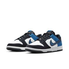 Nike Dunk Low 'Industrial Blue' FD6923-100 - KICKS CREW Nike Dunk, Stylish Sneakers, Nike Dunks, Jordan Shoes, Perfect Pair