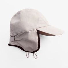 Genuine Zara New With Tag Material: 100% Polyamide Color: Grey/ Beige Great Coverage From Elements With Rigid Visor And Ear Flaps. Adjustable Strap Closure Lightweight Beige Travel Hat, Lightweight Beige Sun Hat For Outdoor, Beige Adjustable Sun Hat For Outdoor, Adjustable Beige Sun Hat For Outdoor, Adjustable Fit Beige Brimmed Sun Hat, Casual Beige Sun Hat With Adjustable Fit, Khaki Baseball Cap For Summer Outdoors, Beige Brimmed Sun Hat With Adjustable Fit, Khaki Baseball Cap For Outdoor Summer Activities