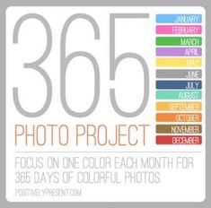 the logo for 3655 photo project is shown in this graphic style, with different colors