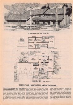 an old house with two floors and three levels in the front, one floor plan is shown