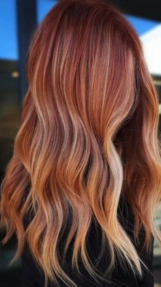 Red and Blonde balayage ✨ in 2022 | Ginger hair color, Red blonde hair, Red hair with blonde highlights Red And Blonde, Red Hair With Blonde Highlights, Copper Blonde Hair, Hair With Blonde Highlights, Red Blonde Hair, Strawberry Blonde Hair Color, Natural Red Hair, Red Hair Inspo, Ginger Hair Color