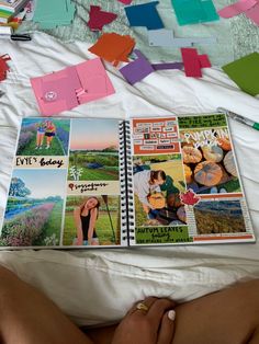 Neat Scrapbook Ideas, Memory Book Aesthetic Ideas, Scrapbook Ideas For High School Memories, Scrapbook Monthly Ideas, 2024 Scrapbook Ideas, First Page Of Scrapbook, Junior Year Scrapbook, Scrapbook Summer Ideas