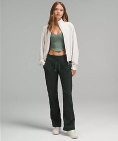 Under your influence, these feather-light pants transform. Lulu Studio Pants, Lululemon Dance Pants, Studio Pants Outfit, Dance Studio Pants Outfit, Lululemon Dance Studio Pants Outfit, Dance Studio Pants, Light Pants, Lulu Pants, Studio Pants