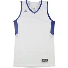 Unveil Your Passion For Basketball With The Adidas Men's Two-Tone Jersey. Crafted In Thailand With Utmost Precision, This 100% Polyester Marvel Boasts A Medium-Weight Texture That's Ideal For Athletic Triumphs. The Eye-Catching 2-Tone Pattern Is Further Accentuated By The Embroidered Logo And Tasteful Patches, Bringing A Touch Of Glamour To Your Game. The Mesh Back Adds A Cooling Comfort, Elevating Your Performance To The Next Level.The Sleeveless Design And The Stylish V-Neck Collar Are More Th Formal Jumpsuit, Adidas Mens, Adidas Fashion, Jersey Tank Top, Team Jersey, Athletic Top, Adidas Shirt, Boys Accessories, Athletic Wear