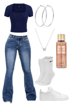 Outfit Ideas High Waisted Jeans, Clothes School Outfits, Cute Fits From Shein, Fit And Flare Jeans Outfits, Outfit Inspo Casual Simple, Outfits For Leggings, Outfit Ideas With Blue Jeans, Aesthetic Outfits For Teens, Appropriate School Outfits