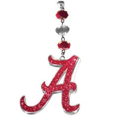 University of Alabama - Logo Bling MAGNETIC ORNAMENT (SET/3) MagTrim  (2710143813) Logo Design University, Crimson Tide Decor, Alabama Football Wreath, University Of Alabama Logo, Alabama Door Hanger, Alabama Decor, Tailgate Decorations, Alabama Wreaths, Alabama Logo