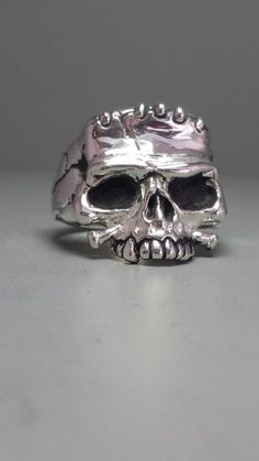 Black Ring Box, Many Rings, Mens Skull Rings, Black Ring, Lost Wax Casting, Skull Ring, Lost Wax, Frankenstein, Ring Box