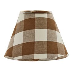 Buffalo Brown Check Lamp Shade-Lange General Store