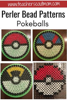 perler bead patterns pokeballs with the title