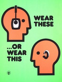 The National Institutes of Health Division of Safety encourages us all to protect our ears. Hear recordings of simulated hearing loss. -- npr.org #hearing #loss Safety Posters, Hearing Protection, Workplace Safety, Ear Protection, Sign Language