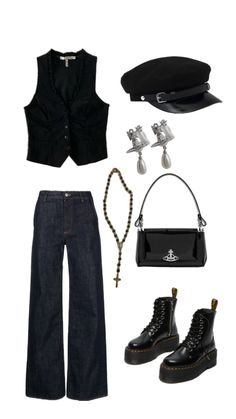 Outfit Polyvore, Goth Outfit, Grunge Outfit, Polyvore, Outfit Inspo