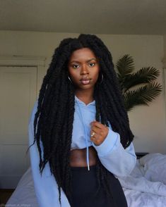 Marley Twist Hairstyles, Faux Hair, Black Queens, Twist Styles, Hair Twist Styles, Crochet Braids Hairstyles, Pretty Braided Hairstyles, Dark Brown Eyes, African Braids Hairstyles