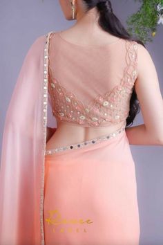 https://myfashioncorners.blogspot.com/2023/05/timeless-elegance-exploring-beauty-and.html Lehenga Back Blouse Designs, Chiffon Saree Party Wear, Ombre Saree, Blouse Back Neck Design, Back Neck Design, Latest Blouse Designs, Designs Blouse