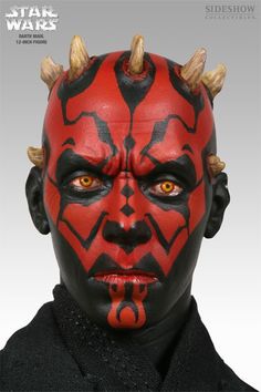 Request Darth Maul Different Colors - OOTP Developments Forums Star Wars Makeup, Dark Maul, Circus Makeup, Face Paint Makeup, Star Wars Outfits, Star Wars Costumes, Face Painting Halloween, Special Effects Makeup, Face Painting Designs