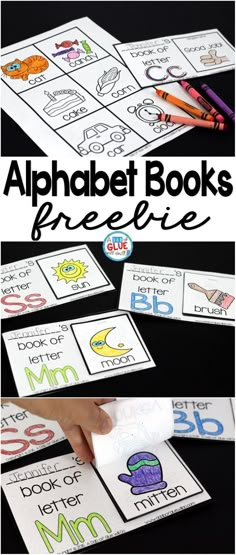 an alphabet book for preschool to learn how to read the letters and numbers with pictures