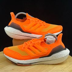 Adidas Men's 7.5 Ultraboost 21 Running Shoe/Sneakers Screaming Orange Fy1920 New. (Wmns Size 9) Brand New Never Worn And In Amazing Condition (Doesn’t Have Box). No Rips/ Tears/ Stains Anywhere On The Shoes. If You Have Any Questions Please Message Me And I’ll Get Back To You As Quickly As Possible. If You Like This Pair Of Shoes You May Like Some Of My Other Pairs As Well, I Have Over 1,000 Pairs To Choose From I Give Discounts On All Bundles Sku: 5e Orange Athleisure Running Shoes With Boost Midsole, Orange Running Shoes With Boost Midsole For Light Sports, Dynamic Orange Running Shoes With Boost Midsole, Adidas Running Shoes With Boost Midsole And White Sole, Orange Sporty Sneakers With Shock Absorption, Sporty Orange Sneakers With Shock Absorption, Orange Fade-resistant Running Shoes, Adidas Breathable Orange Running Shoes, Breathable Orange Adidas Sneakers