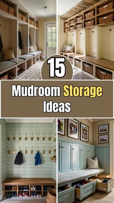 mudroom storage ideas that are great for small spaces