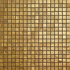 Gold, 5/8 x 5/8 Glass Tile | 24 Karat Gold Mosaic Tile by SICIS Mosaic Texture Seamless, Mosaic Tiles Texture, Gold Mosaic Tile, Custom Mosaic Tile, Mosaic Texture, Gold Tile, Gold Mosaic, Backsplash Kitchen, Custom Mosaic