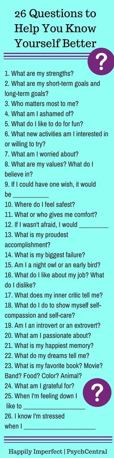 26 Questions to Help You Know Yourself Better: Daglig Motivation, Know Yourself, Daughter Quotes, Fitness Journal, Self Awareness, Infj, Journal Prompts, Journal Inspiration, Self Development