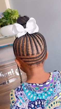 Back To School Hairstyles Black Kids Natural Hair No Braids, Medium Large Knotless, Baby Braid Styles, Cute Hairstyles For Black Kids, Freestyle Cornrows, Toddler Braid Styles, Kids Cornrow Hairstyles Natural Hair, Babies Hairstyles, Kids Cornrow Hairstyles