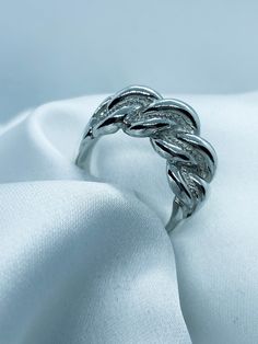 PRODUCT: New sterling silver Namejs ring (Nameja gredzens). ABOUT NAMEJS RING: Namejs ring is legendary Latvian ring. Namejs ring (Nameja gredzens) is a traditional Latvian ring which represents Latvian independence, friendship and trust, and symbolizes the unity of three ancient Latvian lands - Kurzeme, Latgale and Vidzeme. Every Latvian knows this ring, because the Namejs ring is a common symbol in Latvian culture. The Namejs ring has become a central figure in Latvian jewelry, because of its Classic Silver Metal Rings, Silver Rings With Polished Finish, Silver Metal Rings With Polished Finish, Silver Metal Promise Ring, Silver Dome Ring With Polished Finish For Promise, Classic Silver Chain Ring For Anniversary, Silver Metal Round Rings, Silver Dome Promise Ring With Polished Finish, Silver Metal Ring For Formal Occasions