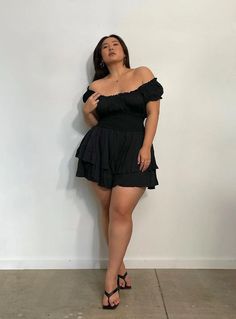 The Love Galore Romper, Strapless Playsuit, Spring Rompers, Strapless Summer Dress, All Black Dresses, Romper Black, Casual Rompers, Romper Outfit