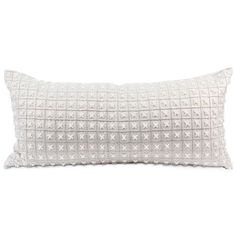 a white pillow on a white background