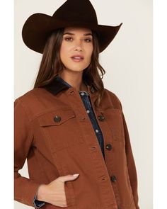 Shyanne Women's Underwood Canvas Barn Jacket , Lt Brown Barn Jacket, Canvas