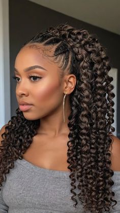 Elegant braids hairstyles updo black women: Hair Ideas for Twist Braids High Bun 🌸 High Bun Braid, Lemonade Braids Hairstyles, Protective Hairstyle, Braided Hairstyles Updo, Braided Bun, African Braids, Twist Braids, Natural Hair Inspiration, Hair Envy