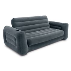 an inflatable couch is shown on a white background