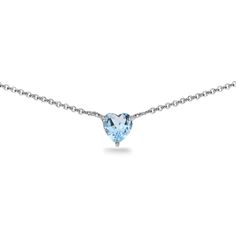 PRICES MAY VARY. FEATURE - Wear this stylish choker necklace to enhance your daytime and evening attire. This stunning necklace features a heart-shaped 7x7mm blue topaz gemstone, for a chic and dainty look perfect for women and girls. CRAFTED - The necklace is crafted of fine sterling silver and is nickel & tarnish free. The choker includes a 13 inch plus a 3 inch extender rolo chain that secures by a spring-ring clasp. This choker necklace in fine jewelry is a great addition to your sterling si Heart Blue Necklace, Turquoise Heart Necklace, Dainty Choker Necklace, Dainty Choker, Heart Choker, Turquoise Heart, Ring Pendant Necklace, Stunning Necklace, Rolo Chain