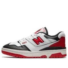 A distinctively classic yet timeless silhouette, the New Balance 550 is the perfect homage to the basketball landscape in the 90s, and there's no color combination more iconic than the red, black, and white when you think about the particular period with the Chicago Bulls dynasty that dominated the NBA during the era. (SNKR/Retro/Unisex/Low Top/Basketball) Basketball Landscape, No Color, Chicago Bulls, The 90s, Color Combinations, New Balance, You Think, Nba, Chicago