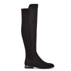 Allair Wide Calf Over the Knee Boots - Nine West Low Heeled Boots, Knee High Boots Flat, Knee Length Boots, Low Heel Boots, Lug Sole Boots, Suede Boots Knee High, Stylish Boots, Wide Calf Boots, Comfortable Boots