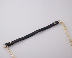 About items details: Name:replacement bag chain Material:alloy/metal/leatherette Quantity:1 pc bag chain with 2 swivel hooks Total Length: 100cm/110cm Gold Swivel Clasp Length:46mm Metal Chain Width: 8mm Black Leather Width: 16mm Welcome to my shop. If you have any needs or questions, please contact me. Black Leather Bag With Gold Chain, Black Purse Gold Chain, Elegant Black Bag Strap With Gold-tone Hardware, Black Bag With Chain Strap For On-the-go, Black Leather Shoulder Bag With Gold-tone Hardware, Rainbow Purses, Adjustable Bag Strap, Adjustable Bag, Bag Chain