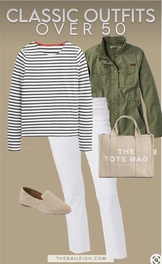 What To Wear Over 50, Boomer Style, Minimalist Winter Outfit, White Jeans Outfit, Spring Capsule, Casual Outfit Inspiration