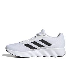 adidas Switch Move 'White Core Black' ID5252 Adidas White Running Shoes For Jogging, White Adidas Running Shoes For Jogging, White Functional Adidas Sneakers, Adidas Logo White Running Shoes For Light Sports, Adidas Dynamic White Running Shoes, Adidas White Dynamic Running Shoes, Dynamic White Adidas Running Shoes, Adidas White Sportswear Running Shoes, White Running Shoes With Three Stripes For Light Sports