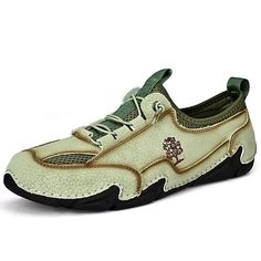 Category:Sneakers; Upper Materials:Microfiber; Lining Materials:PU; Gender:Men's; Toe Shape:Round Toe; Outsole Materials:Rubber; Closure Type:Lace-up; Function:Comfortable,Slip Resistant; Listing Date:08/07/2024; 2024 Trends:Handmade Shoes Green Slip-on Walking Shoes For Outdoor, Textured Sole Lace-up Running Shoes For Outdoor, Leather Slip-on Sneakers For Outdoor With Round Toe, Leather Low-top Slip-on Sneakers For Outdoor, Leather Slip-on Sneakers With Round Toe For Outdoor, Breathable Leather Low-top Slip-on Sneakers, Breathable Leather Slip-on Sneakers, Outdoor Slip-on Sneakers With Textured Sole, Green Lace-up Running Shoes With Textured Sole