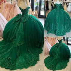 Emerald Green Ball Gown Quinceanera Dresses Applique Beaded Off Shoulder Sweet16.  "This pin contains affiliate links, which means I may earn a commission at no cost to you extra for you". 
#affiliate #advertising" Emerald Quinceañera Dress, Dark Green Dress Quinceanera, Emarld Green Quinceanera Dresses, Quincenera Dresses Emerald, Dark Green 15 Dresses Quinceanera, Quinceanera Emerald Green Dresses, Emerald Green Quince Dress With Cape, Royal Green Quinceanera Dresses, Quincenera Dresses Dark Green