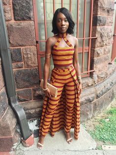 This beautiful African print outfit is made with high quality African print fabric, the style is suitable to wear to wedding, prom , birthday party  You can add your design, customization or personalize it. It can be made in different colors of fabric of your choice, style and design. You can also send us pictures of a design of your choice, for custom order. We recommend that you provide your exact body measurement to ensure perfect fit , bust, waist, hips, across shoulder and dress length measurements in the note to seller section when you order or send in a US size chart.  Production takes 2-3 weeks while shipping takes 3-5 days We ship all our clothes by DHL Express delivering your item in 3-5 days after shipping. African Crop Top, Ankara Crop Top, Nigerian Outfits, Ethno Style, Style Africain, Afrikaanse Mode, African Outfits, Ankara Fashion, African Fashion Modern