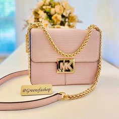 Brand new with tags!

Michael kors Sonia Small Square Shoulder Crossbody bag: 
Color: powder blush 
(W) 7.5” (H) 6" (D) 3"
Strap Drop: Convertible 2 Position Chain Strap: 11"/21"
Retail Price: $378.00 USD
embossed croc leather 
Closure: Flap w/snap
Gold oversize MK decorative plate
Hardware: Gold tone
Interior: Front: Open w/ 3 card slots; Middle: Top zip pocket; Back: Open

100% authentic! From smoke free & pet free environment. E Receipt from brand name store is available after purchase upon r Michael Kors Luxury Shoulder Bag In Blush, Michael Kors Luxury Blush Shoulder Bag, Luxury Michael Kors Blush Shoulder Bag, Luxury Blush Michael Kors Shoulder Bag, Croc Leather, Powder Blush, Color Powder, Chloe Drew, Small Shoulder Bag