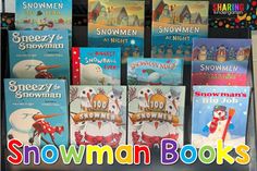 Snowman Books for Kids - Sharing Kindergarten https://sharingkindergarten.com/snowman-books-for-kids/