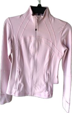 Lulu Pink Define Jacket, Lulu Zip Up Outfit, Stretch Lululemon Outerwear, Lululemon Stretch Winter Outerwear, Lululemon Fitted Sports Outerwear, Stretch Long Sleeve Lululemon Outerwear, Fitted Lululemon Sports Outerwear, Lululemon Long Sleeve Stretch Outerwear, Lululemon Stretch Long Sleeve Outerwear