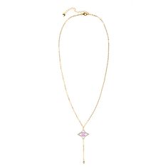 Pretty,dainty and feminine, this opal necklace is sure to be treasured by anyone you give it to. It showcases a beautiful pink-purple color opal encircled in a shimmering star-shaped frame. The opal stone has different flashes of color when it hits the light. May you have a bright and dazzling future as stars.Carat Weight: 0.425 ctStone Size: 1,1.1,2,6.1 mmStone Type: Jeulia® StoneNumber of Stones: 38 Stone Color: Diamond White, Pink PurpleStone Shape: RoundChain Type: Cable chainWeight: 3.33 gW Pink Star Charm Pendant Jewelry, Elegant Pink Star-shaped Jewelry, Necklace Opal, Purple Necklace, Opal Stone, Necklace Online, Opal Necklace, North Star, Star Shape