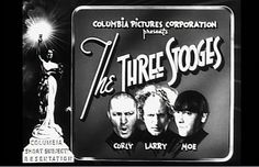 an advertisement for the three stooges