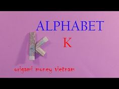 the alphabet k is made up of money