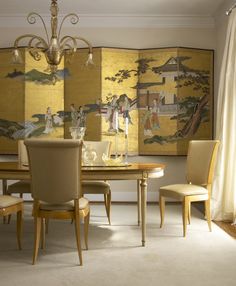 Asian Dining Room, Asian Bedroom, Asian Wall Decor, Interior Design Dining, Accent Wall Designs, Asian Interior, Interior Design Dining Room, Asian Home Decor, Japanese Decor