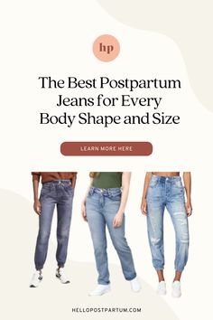 the best postpartum jean's for every body shape and size learn more here