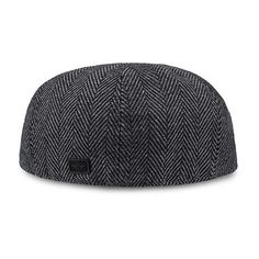 This Dockers men's ivy cap features a mixed patterned finish for a unique style to keep you warm this fall and winter. Made from 100% wool, this hat is perfect to wear with a sweater and jeans.Base Material: 100% WoolCare: Spot CleanBrim Width: 2 InchCountry of Origin: Imported Black Six-panel Fall Hat, Black Herringbone Pattern Flat Cap, Casual Wool Hat With Flat Bill, Casual Outdoor Hat With Herringbone Pattern, Casual Winter Hat With Herringbone Pattern, Sweater And Jeans, Ivy Cap, Dockers Men, Fall And Winter