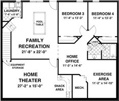 the floor plan for a home with two rooms and an attached garage, as well as other